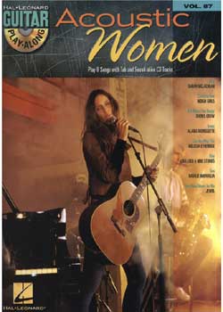 Guitar Play-Along Volume 87 – Acoustic Women
