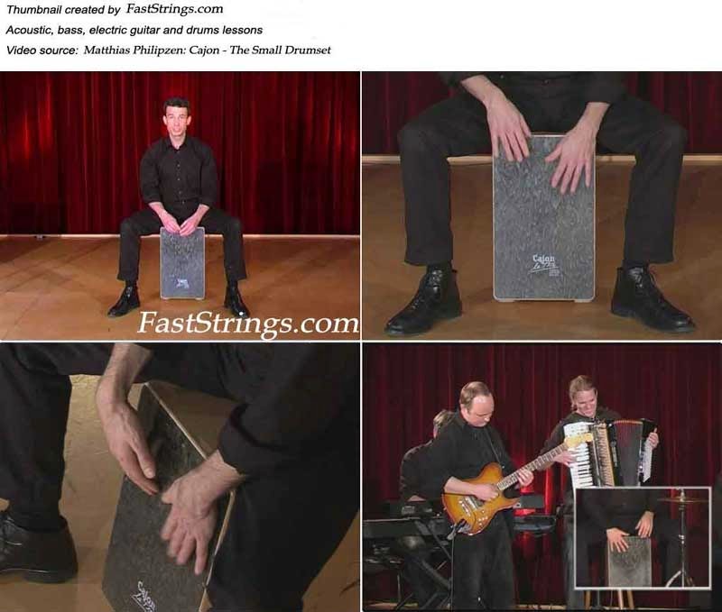 Matthias Philipzen: Cajon - The Small Drumset