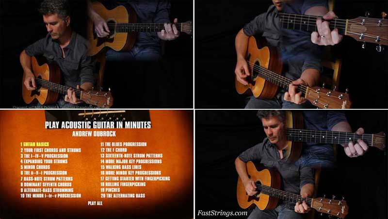Play Acoustic Guitar in Minutes by Andrew DuBrock