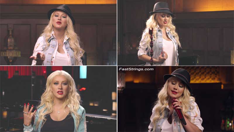 Christina Aguilera Teaches Singing