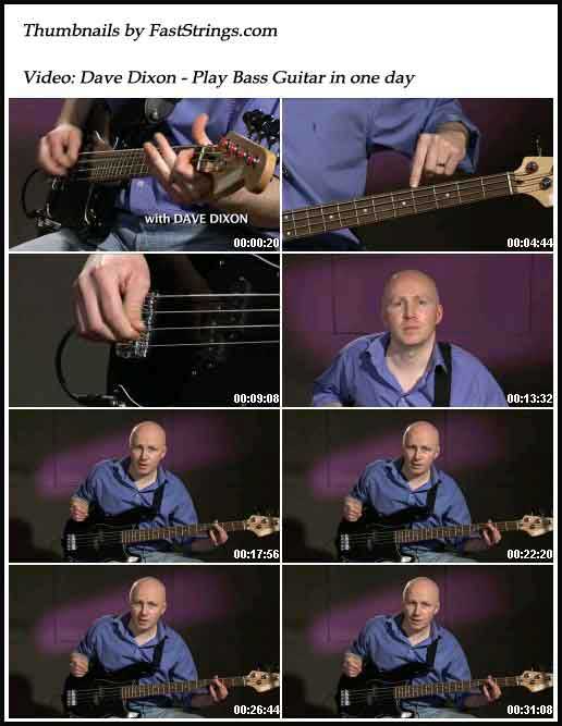 Dave Dixon Play Bass Guitar in One Day