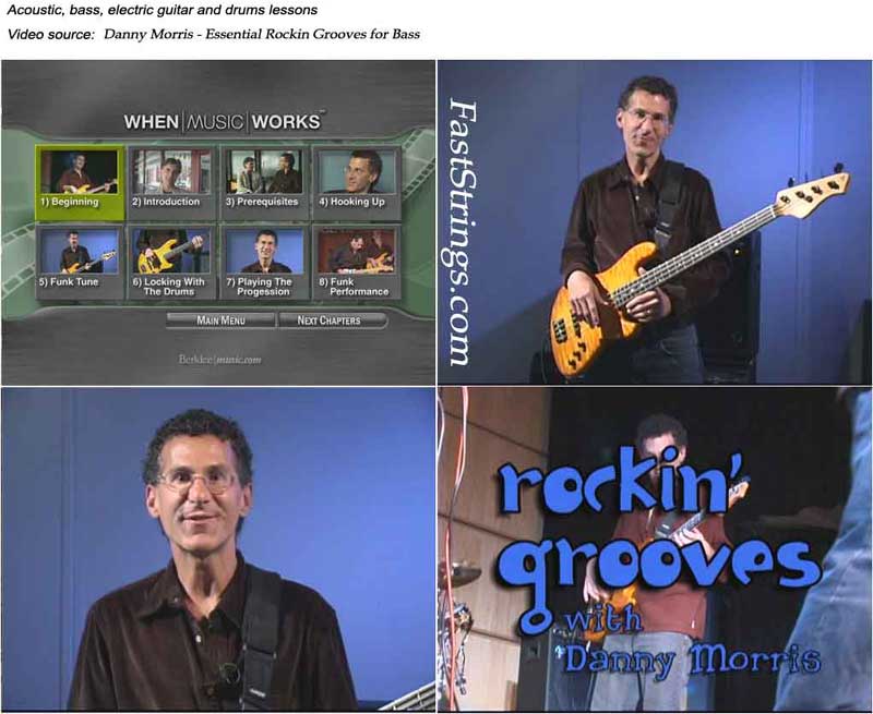 Danny Morris Essential Rockin Grooves for Bass DVD