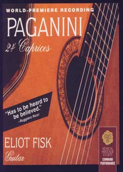 Eliot Fisk Paganini 24 Caprices arranged for Guitar PDF