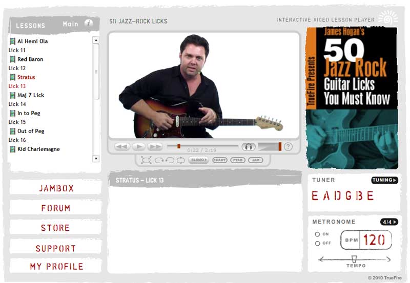 James Hogan's 50 Jazz Rock Licks You MUST Know