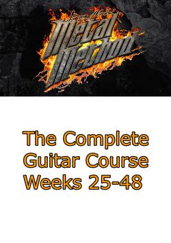 Metal Method The Complete Guitar Course Weeks 25-48 (2016)