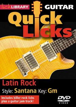 Quick Licks Latin Rock Style Santana DVD