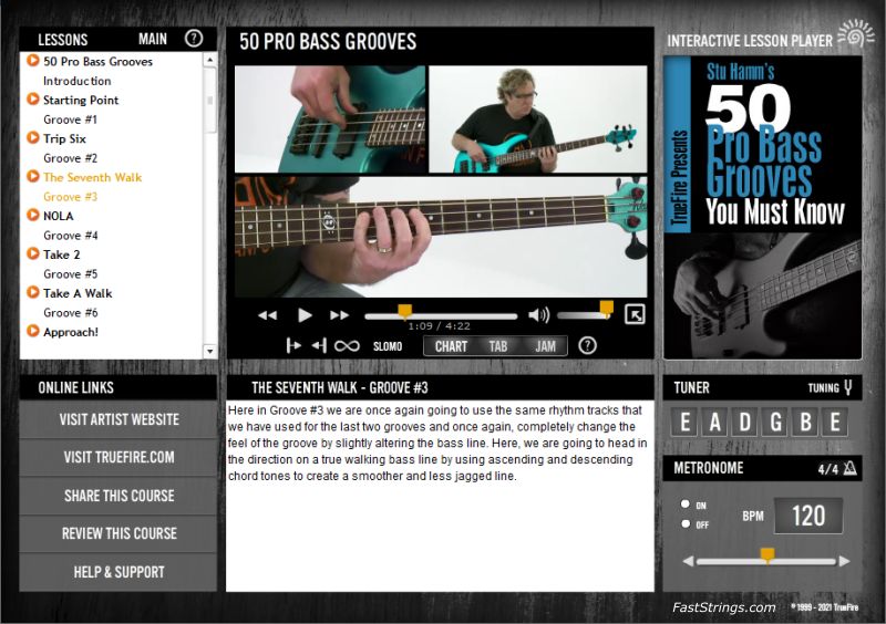Stu Hamm's 50 Pro Bass Grooves You Must Know